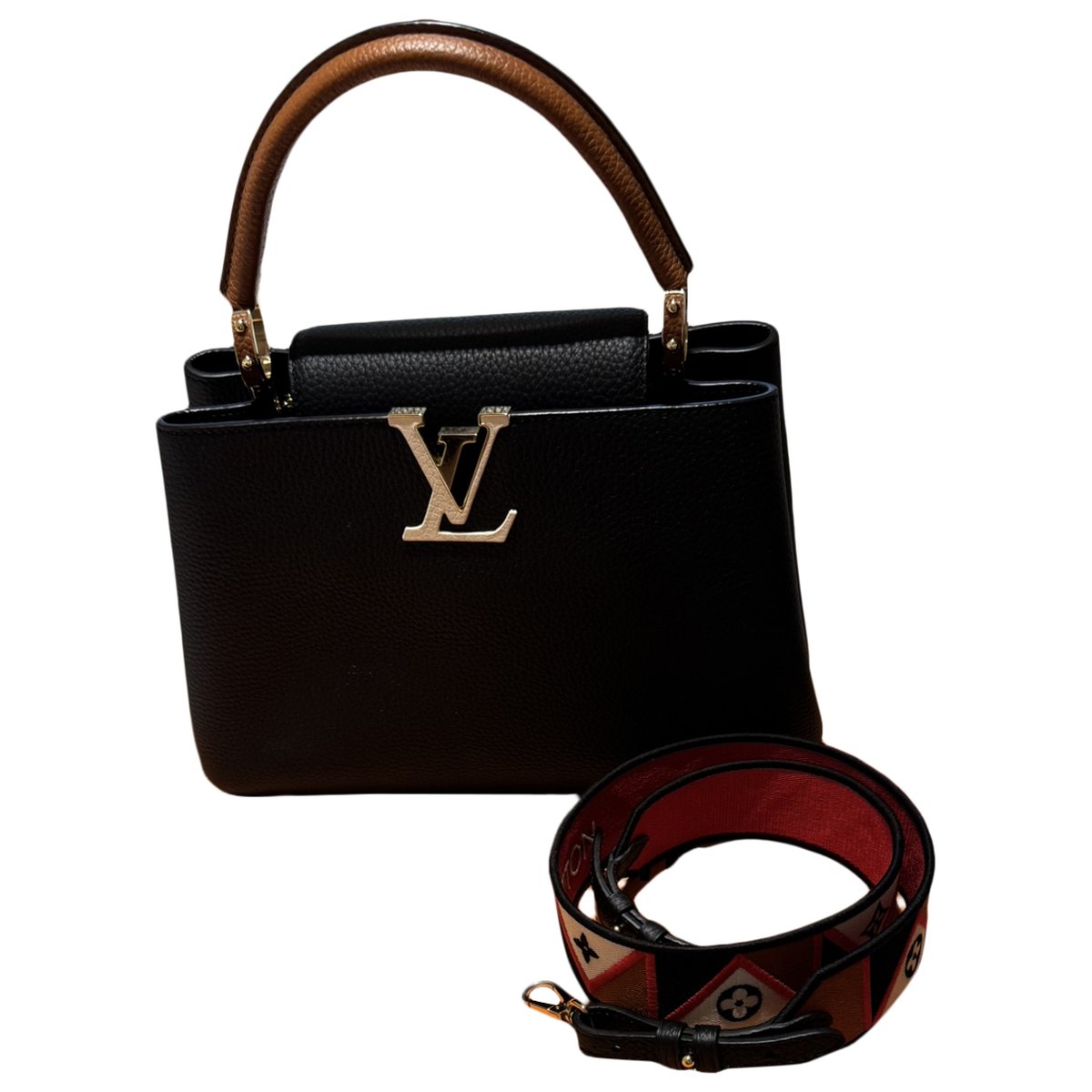 Capucines leather handbag