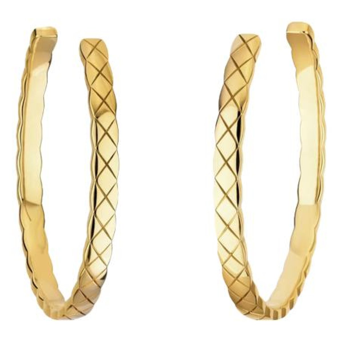Coco Crush yellow gold earrings