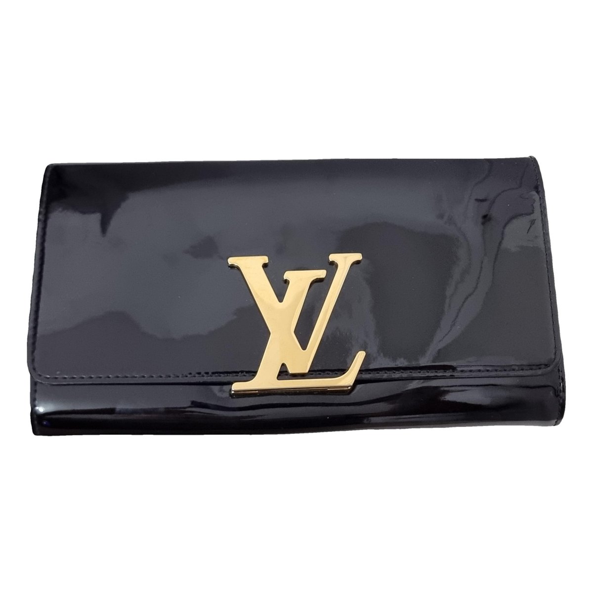 Louise leather clutch bag