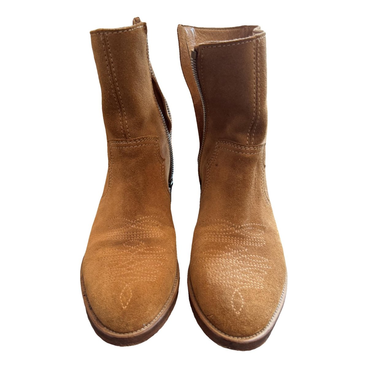 Teddy leather cowboy boots