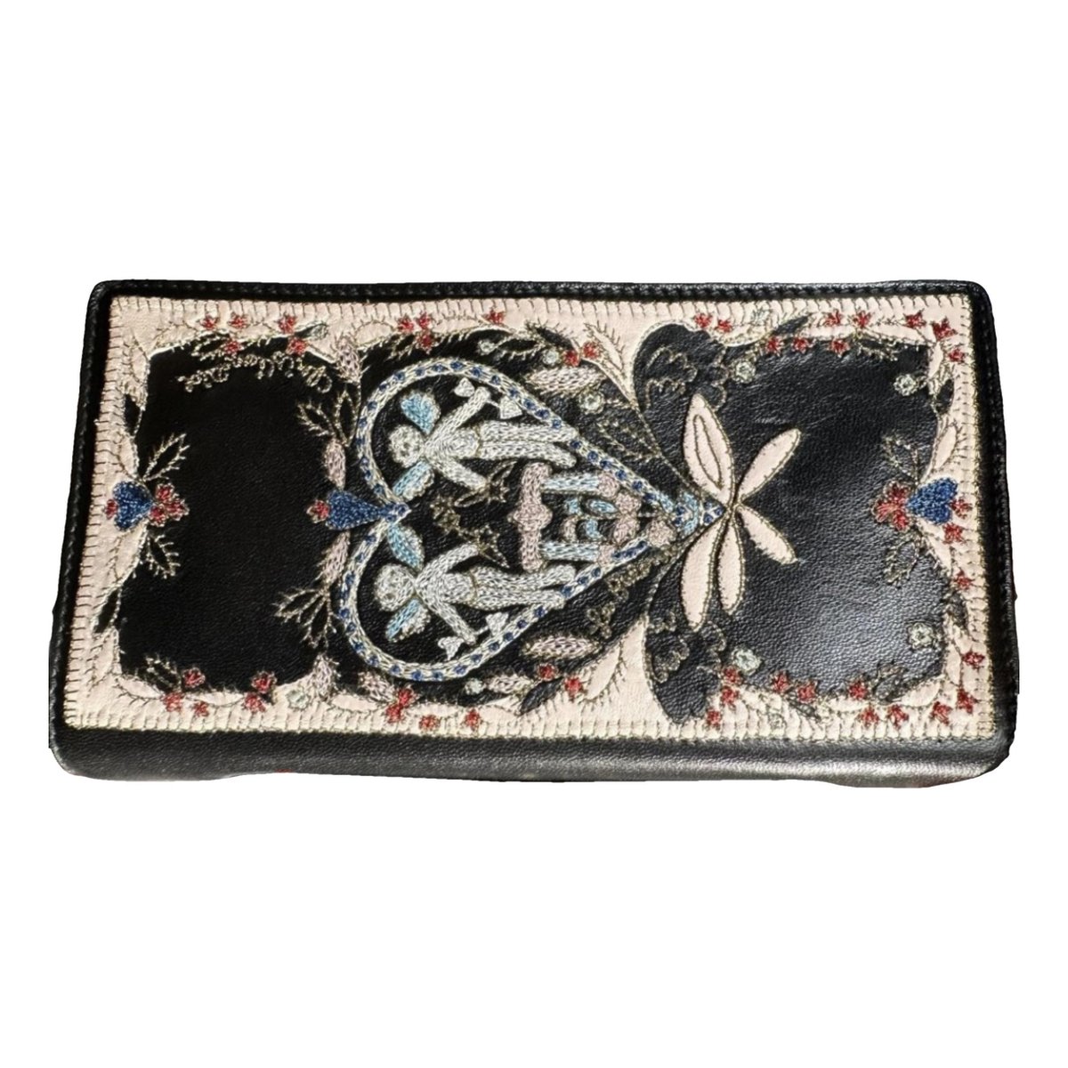 J'adior leather clutch bag