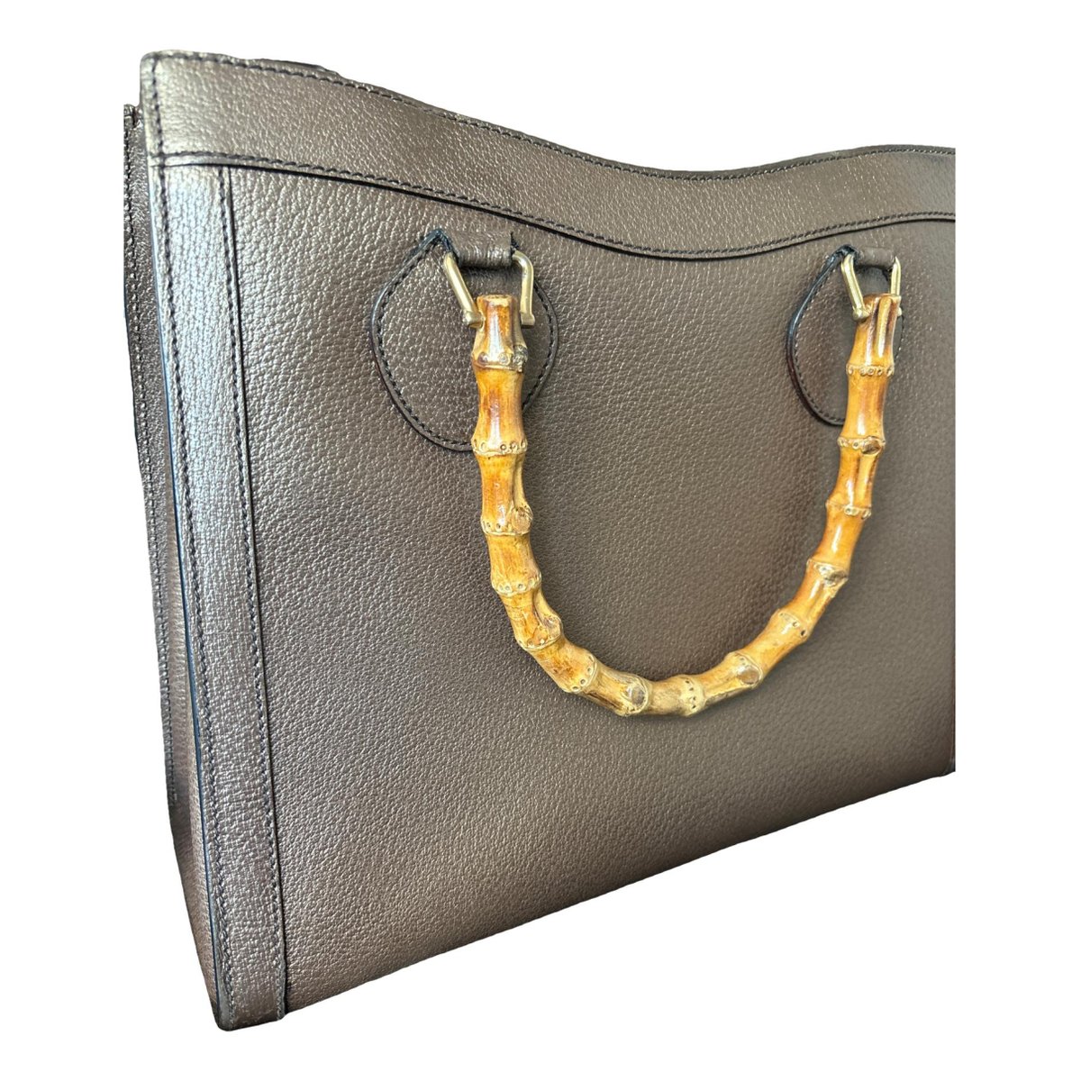 Diana Bamboo leather tote