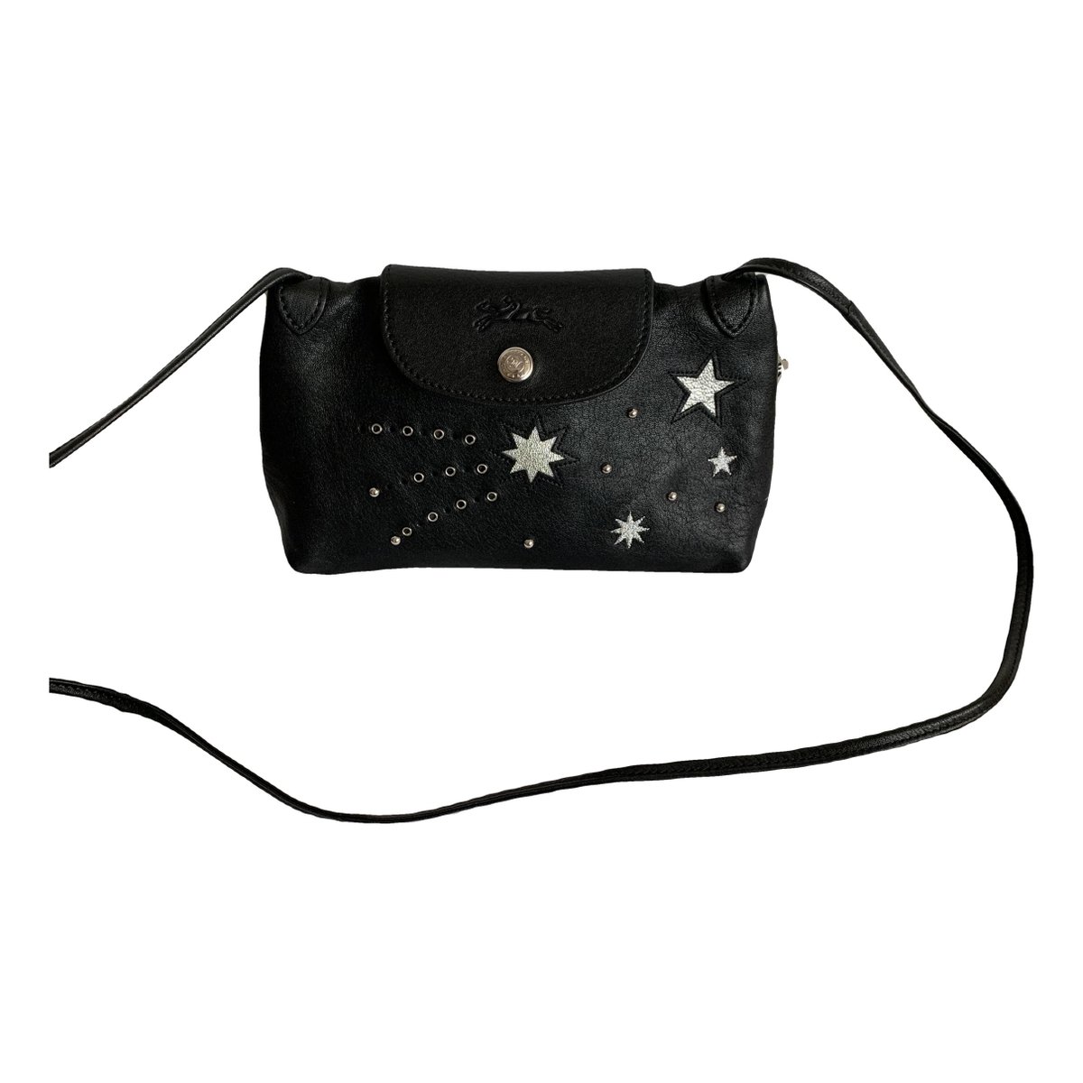 Pliage leather crossbody bag