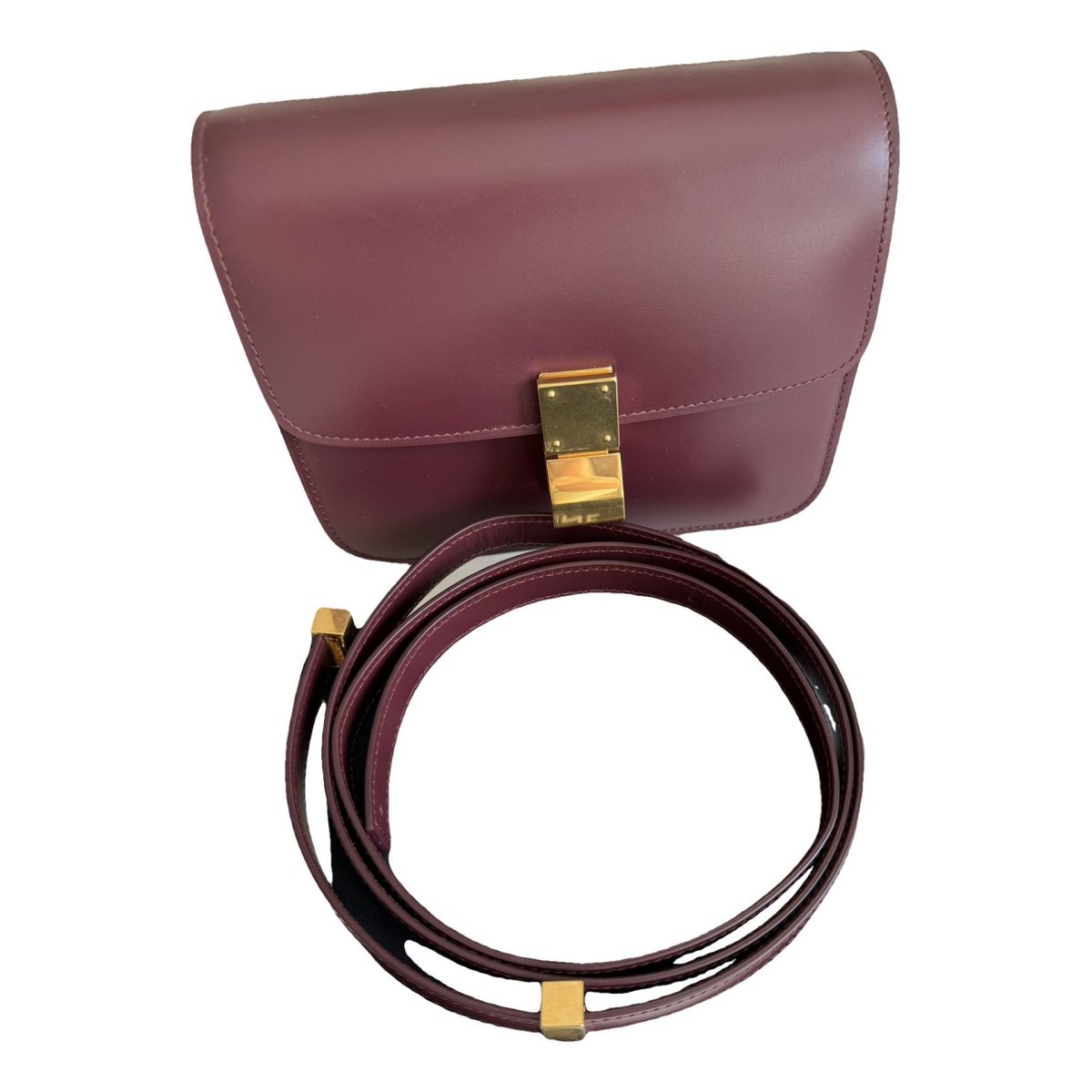 Classic leather crossbody bag