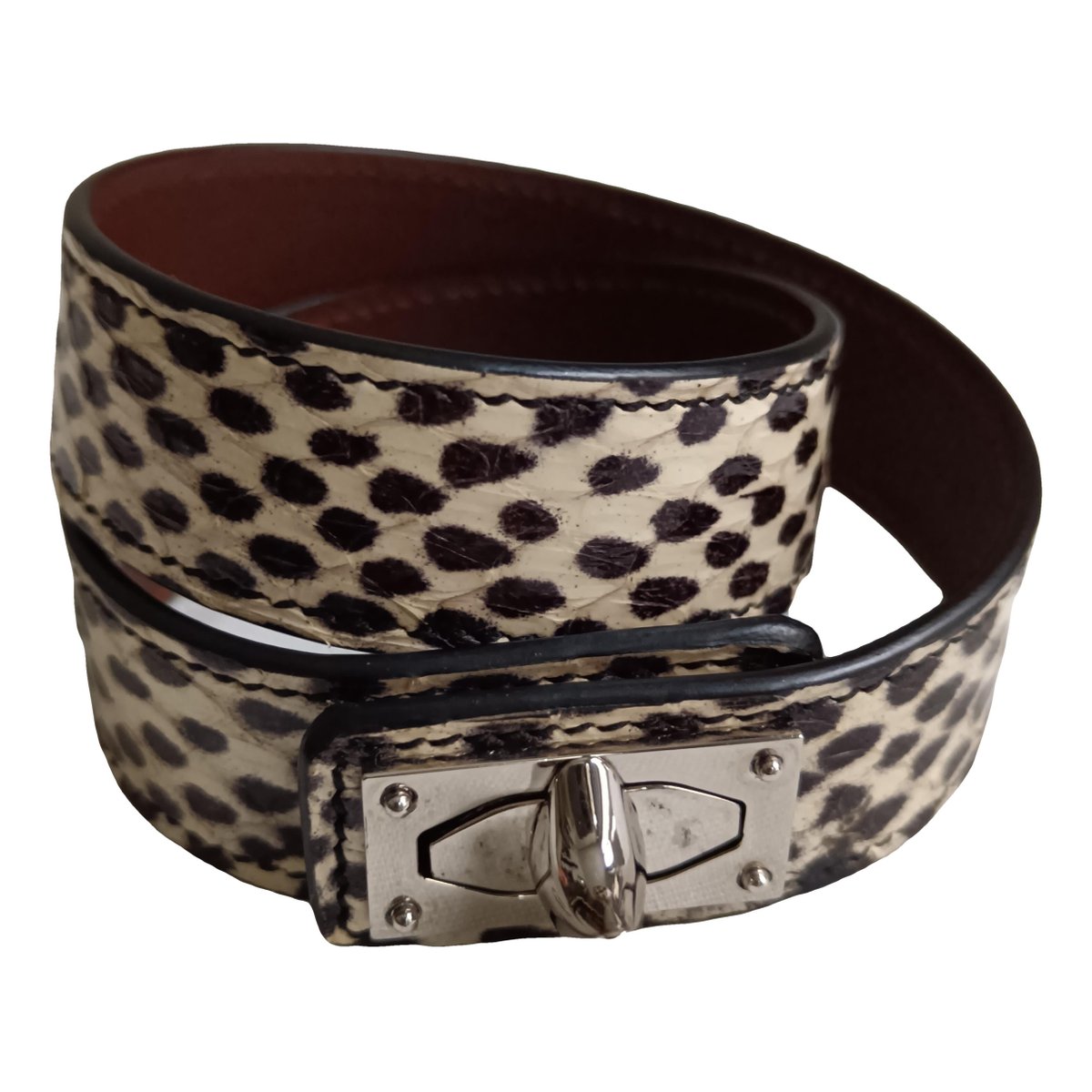 Shark leather bracelet