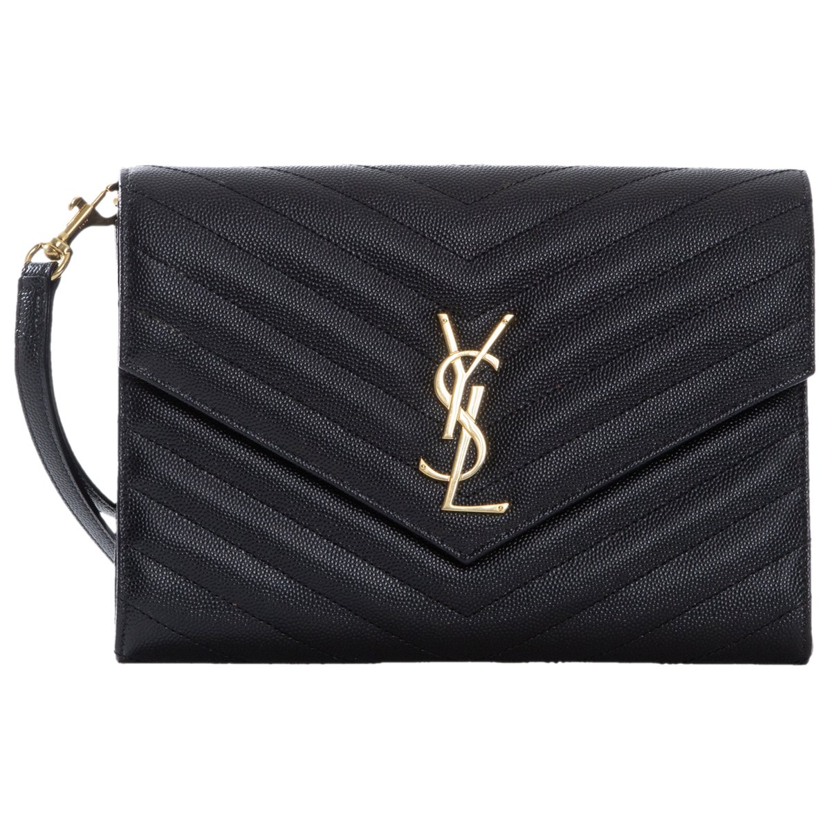 Portefeuille enveloppe leather clutch bag