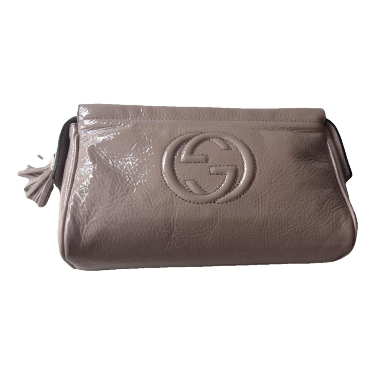 Soho leather clutch bag