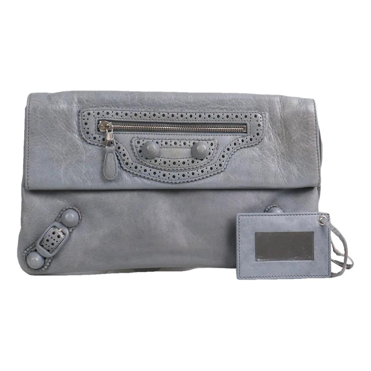 Work leather clutch bag
