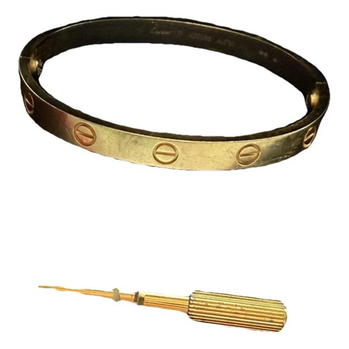 Love PM yellow gold bracelet