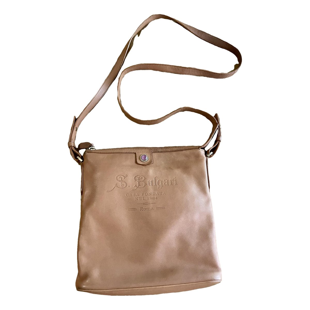 Bulgari leather crossbody bag