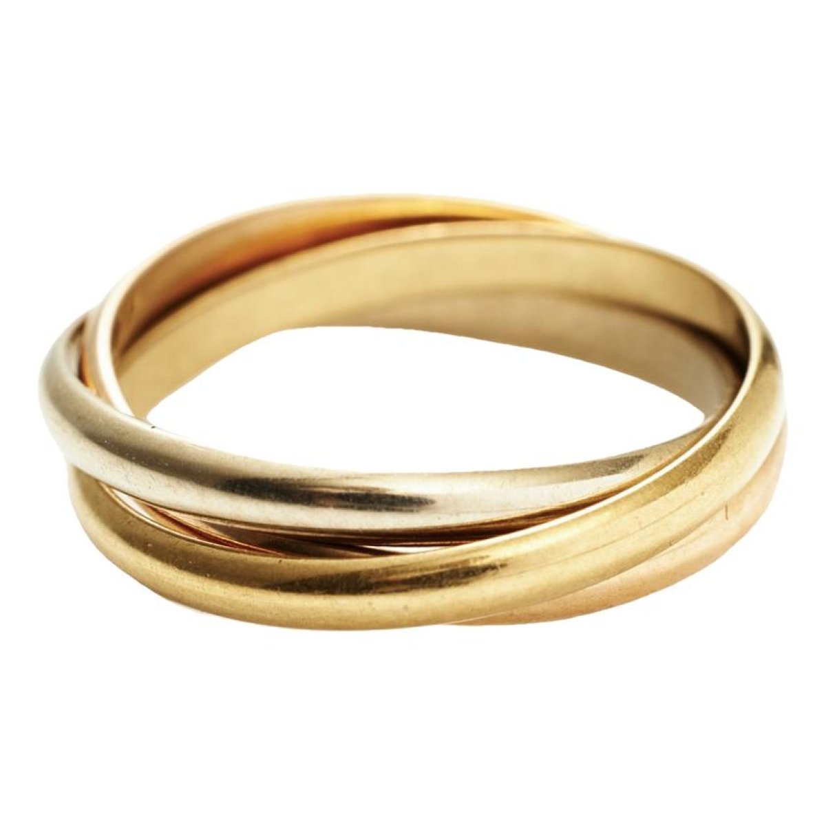 Trinity yellow gold ring