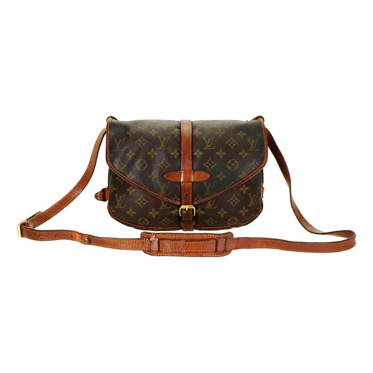 Saumur leather crossbody bag