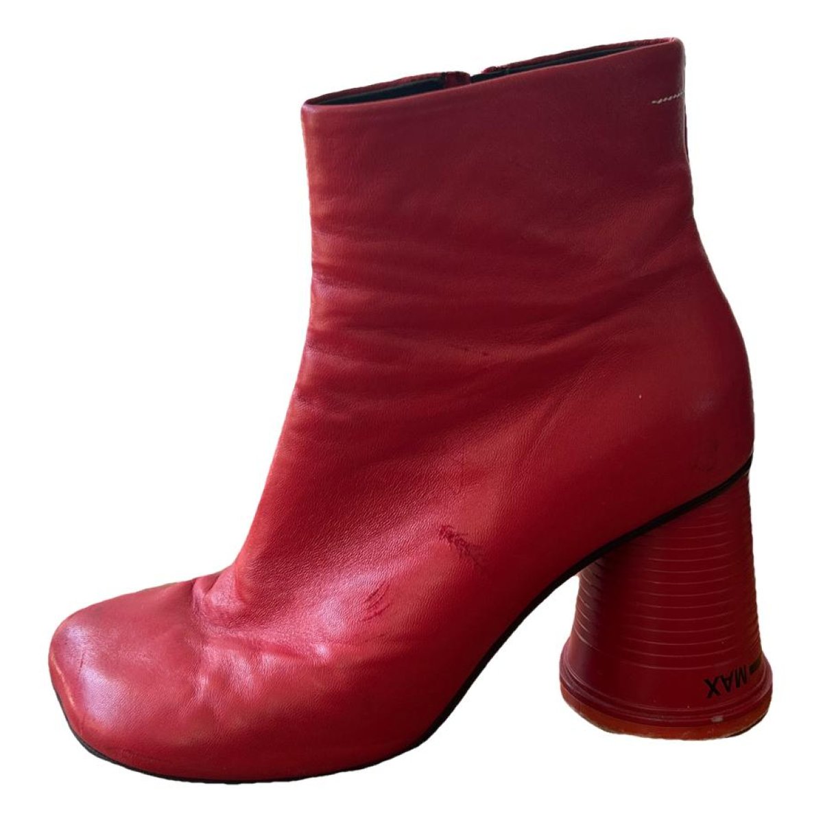 Tabi leather boots