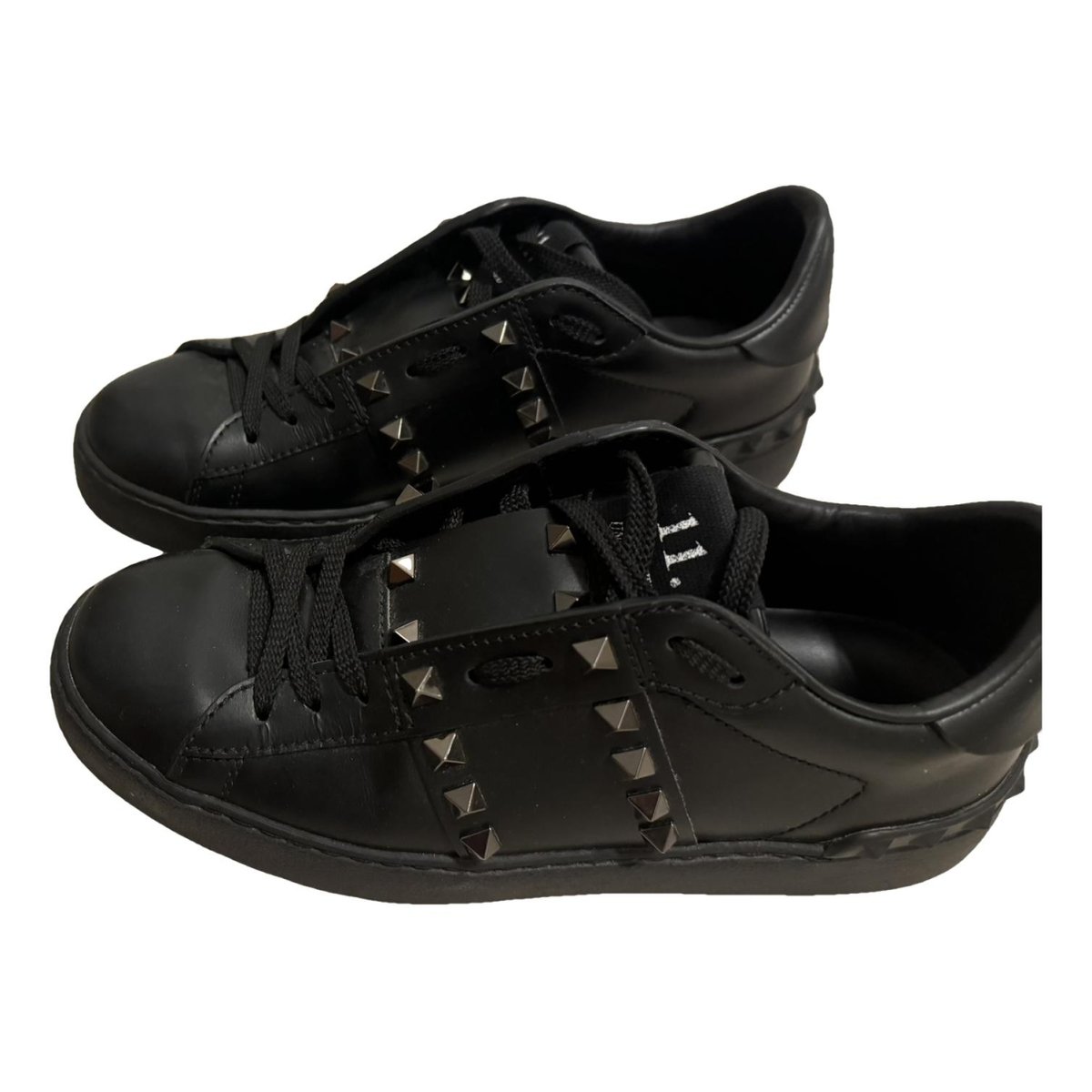 Open VLTN leather trainers