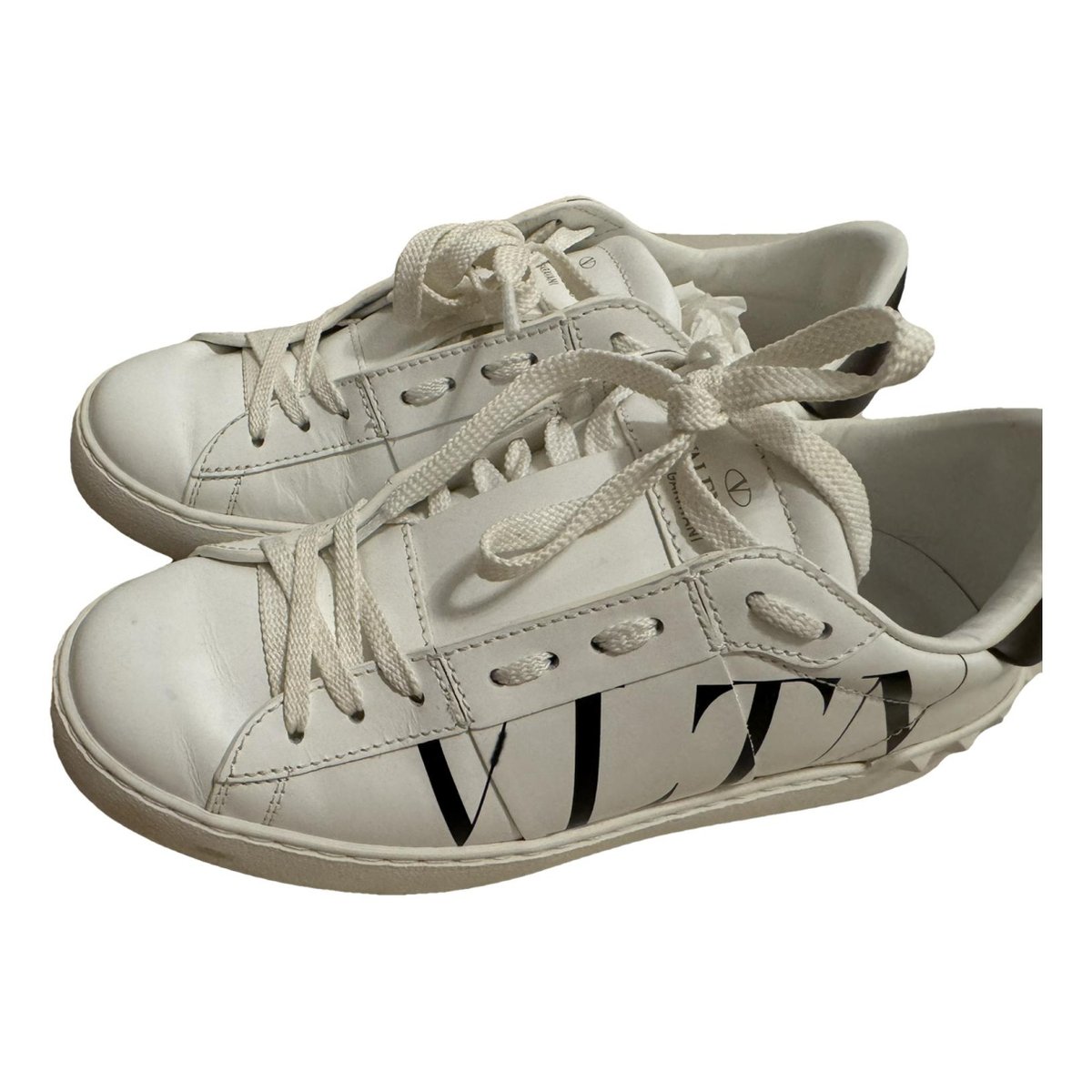 Open VLTN leather trainers