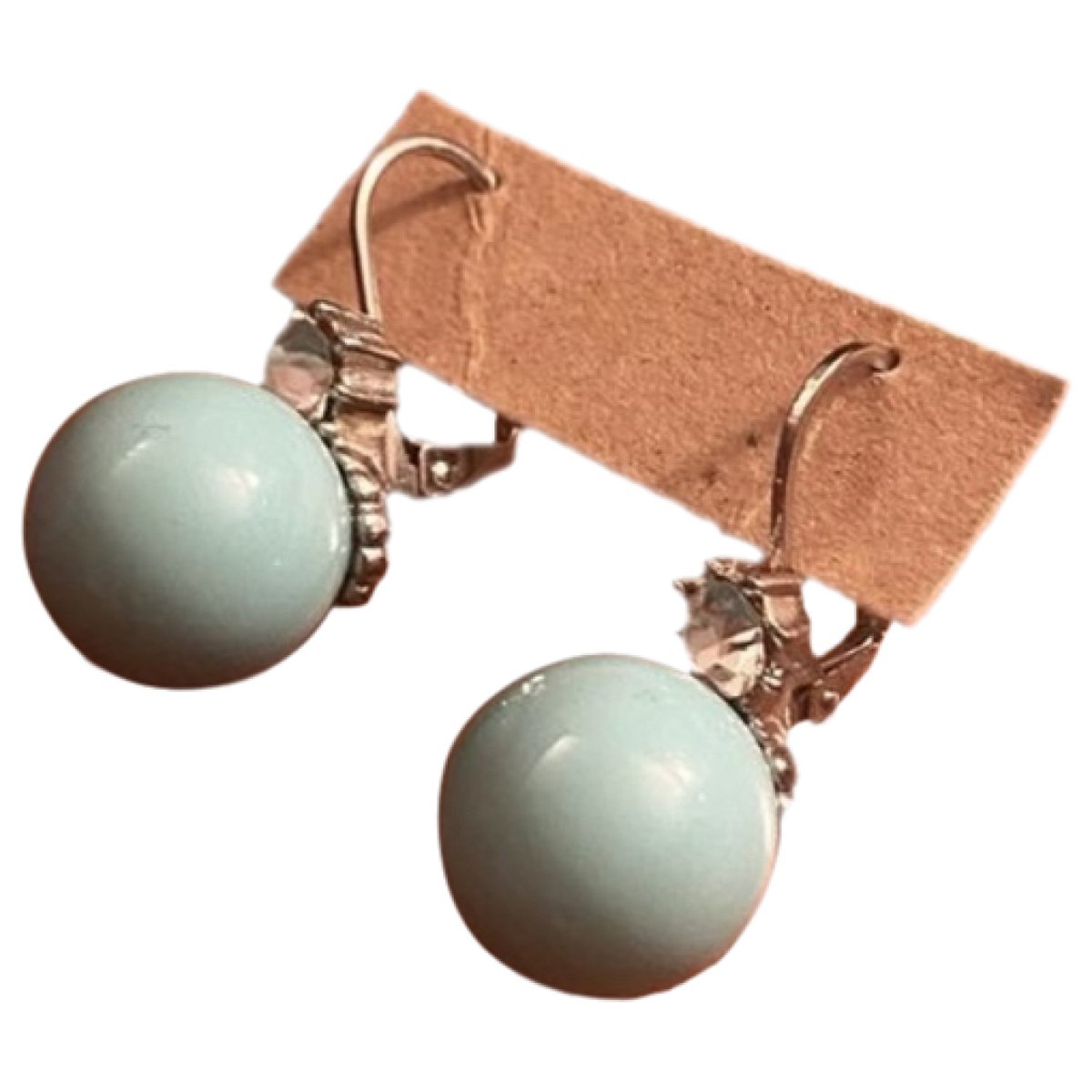 Puces en diamants crystal earrings