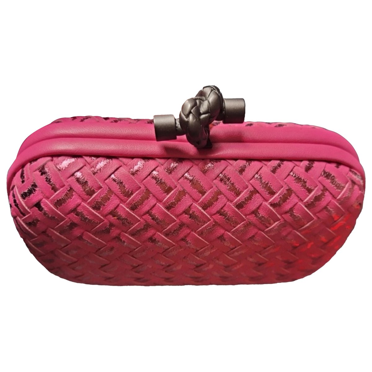 Knot leather handbag