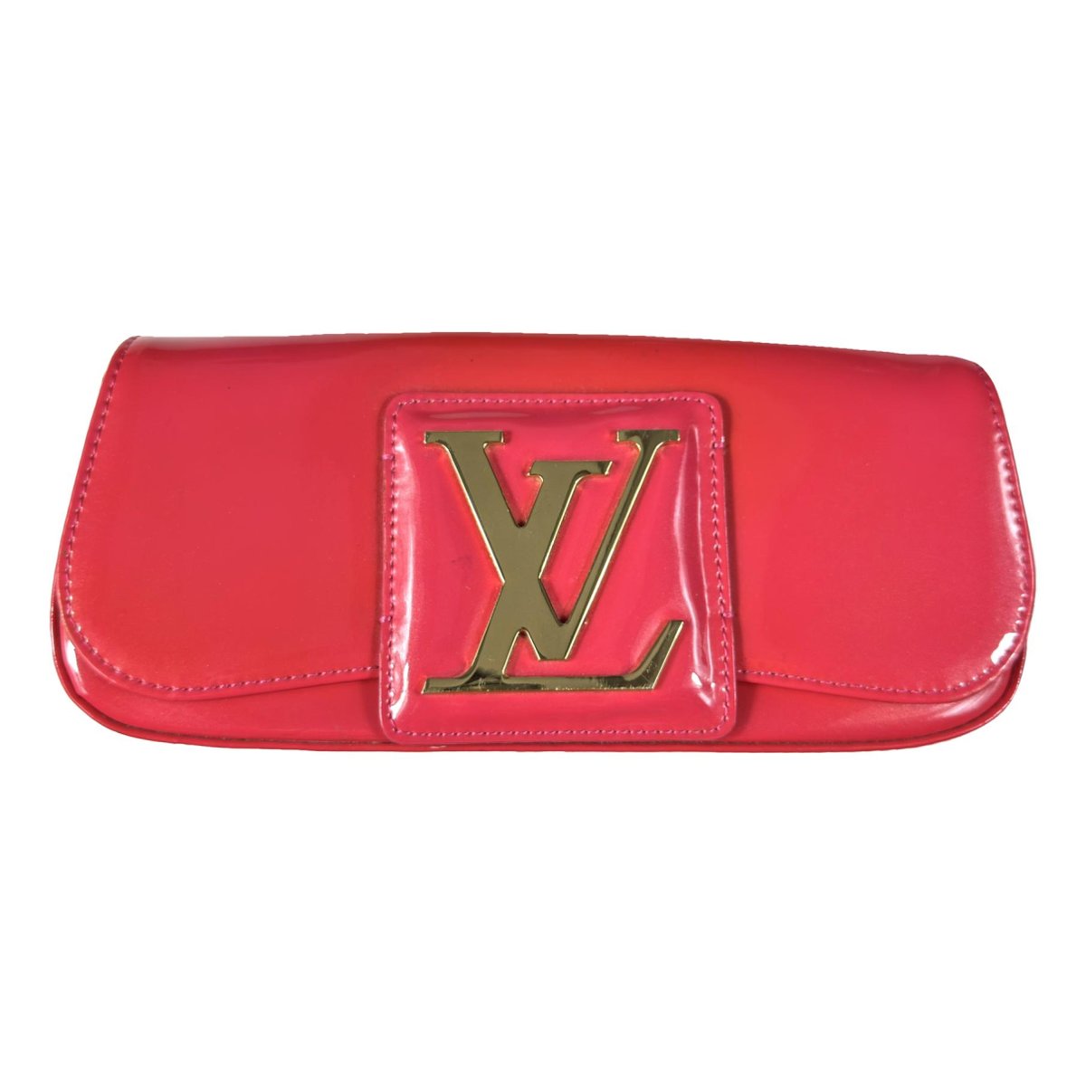 Sobe patent leather clutch bag