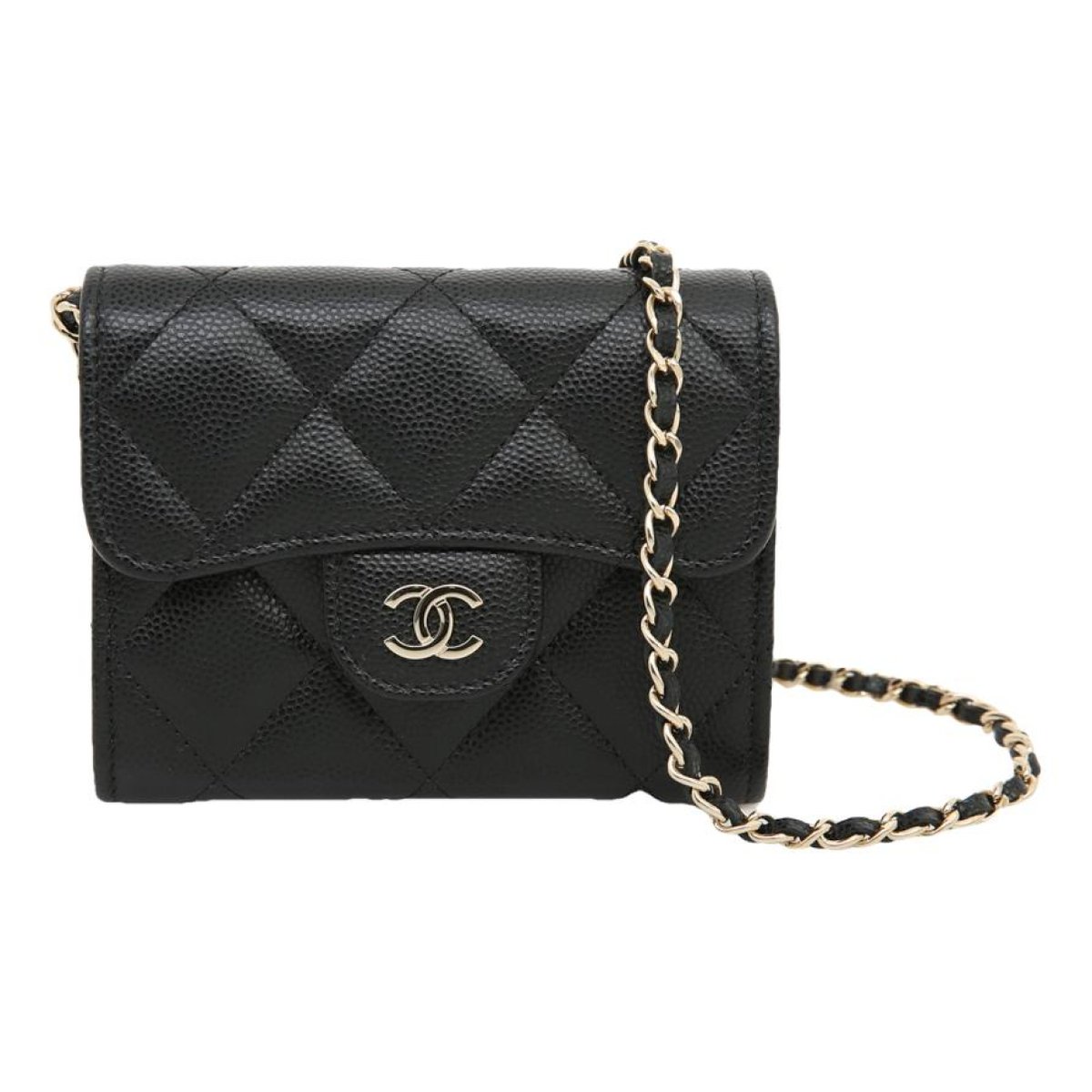 Wallet On Chain Timeless/Classique leather crossbody bag