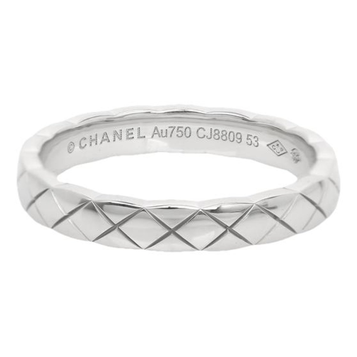 Coco Crush white gold ring