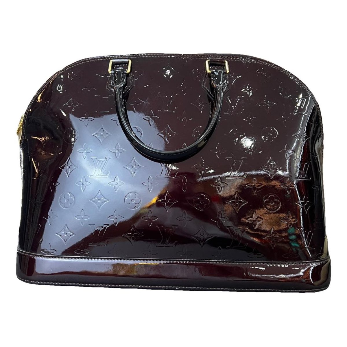 Alma patent leather handbag