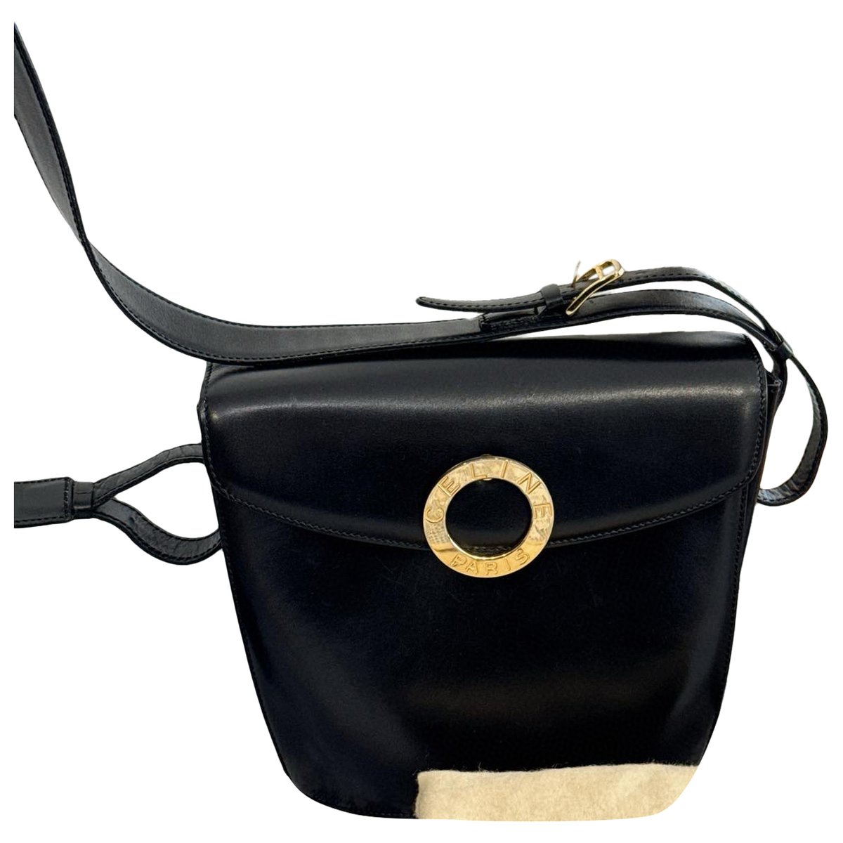 C bag leather crossbody bag