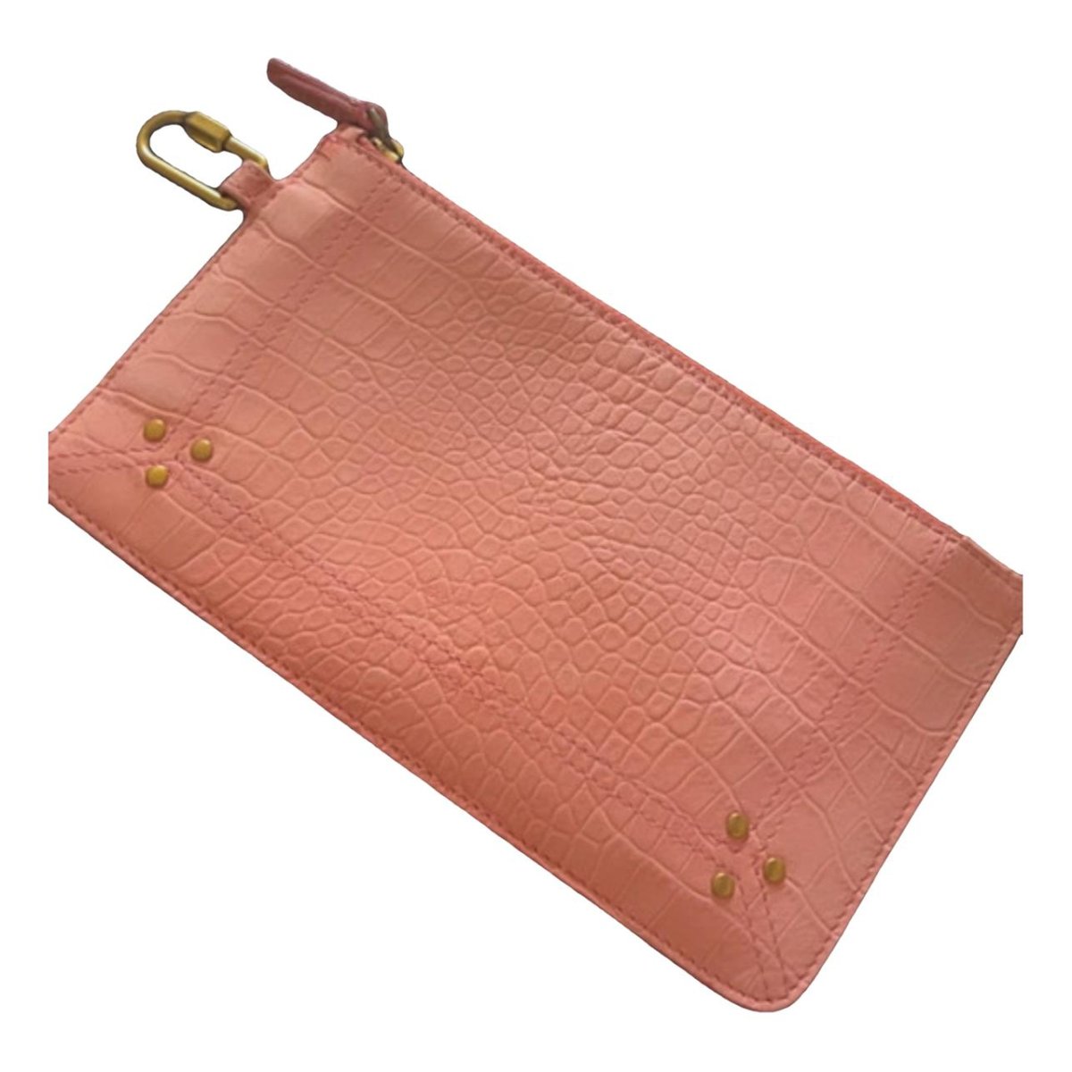 Popoche leather clutch bag