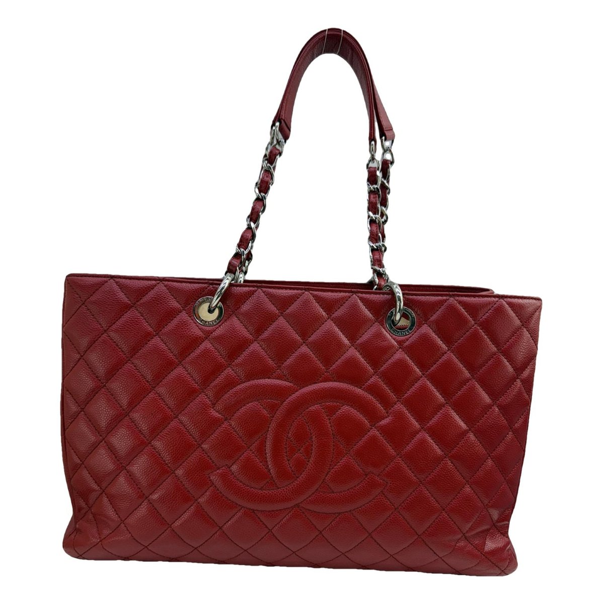 Grand shopping leather tote