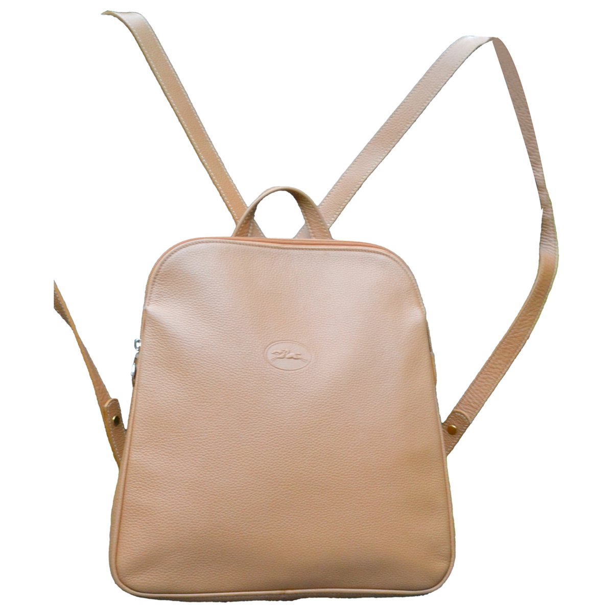Foulonné leather backpack