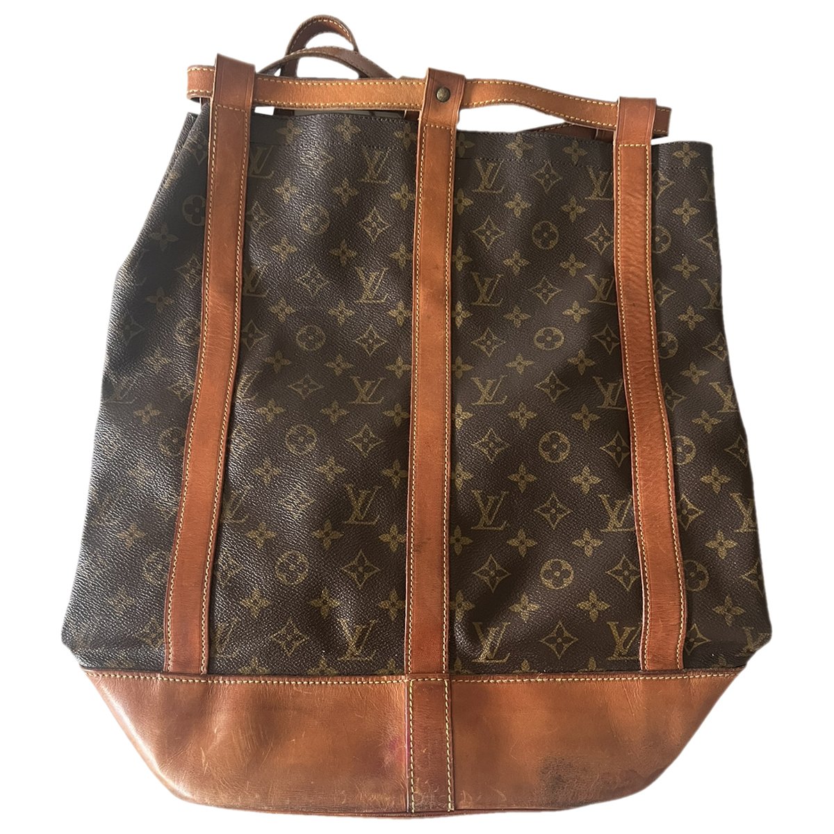 Randonnée leather handbag