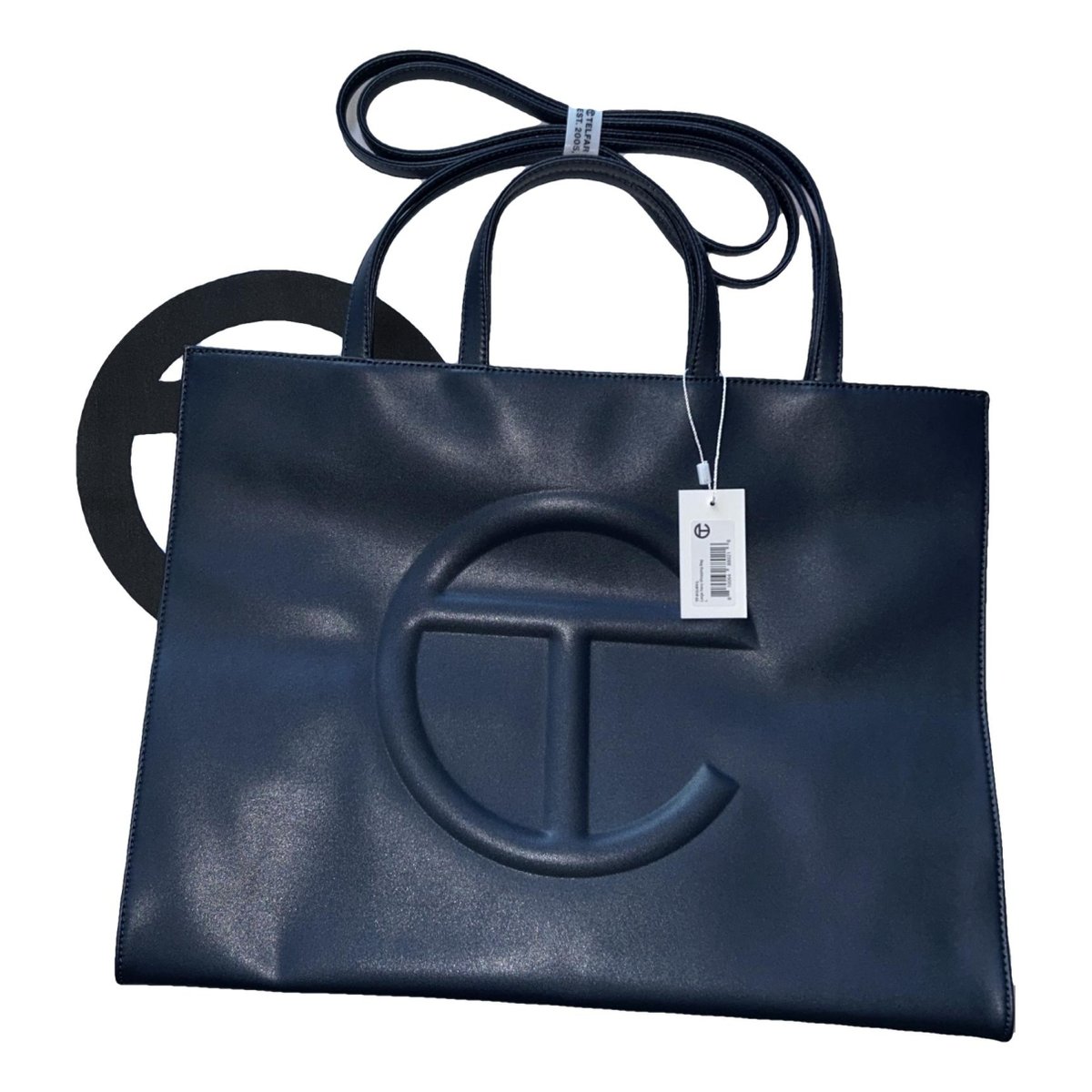 Large Shopping Bag vegan leather tote