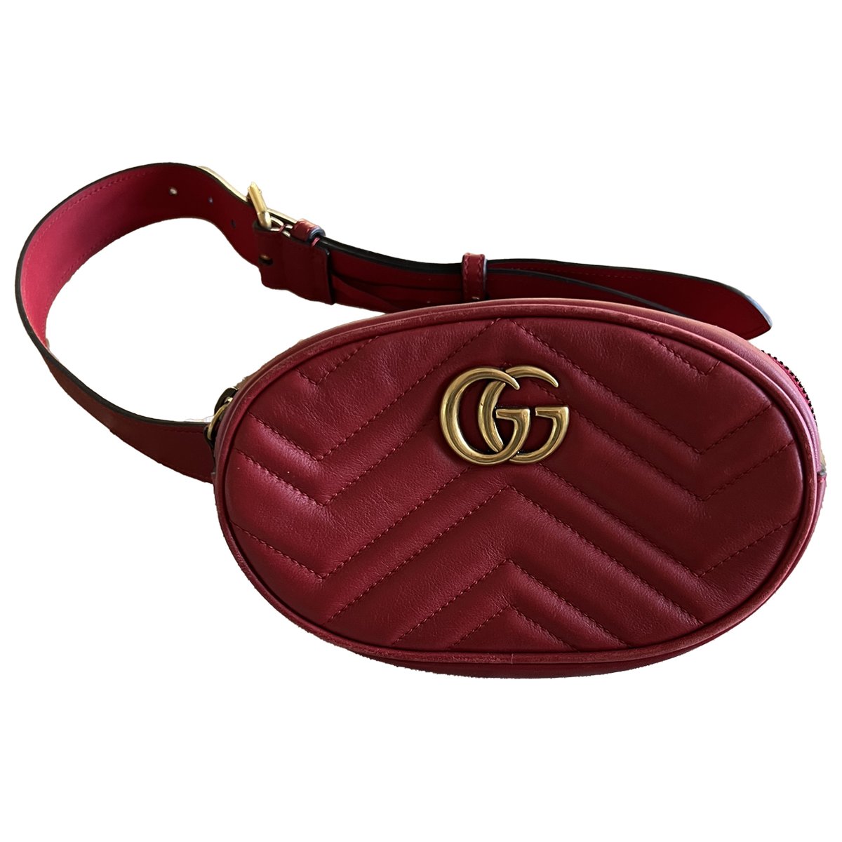 Marmont leather clutch bag