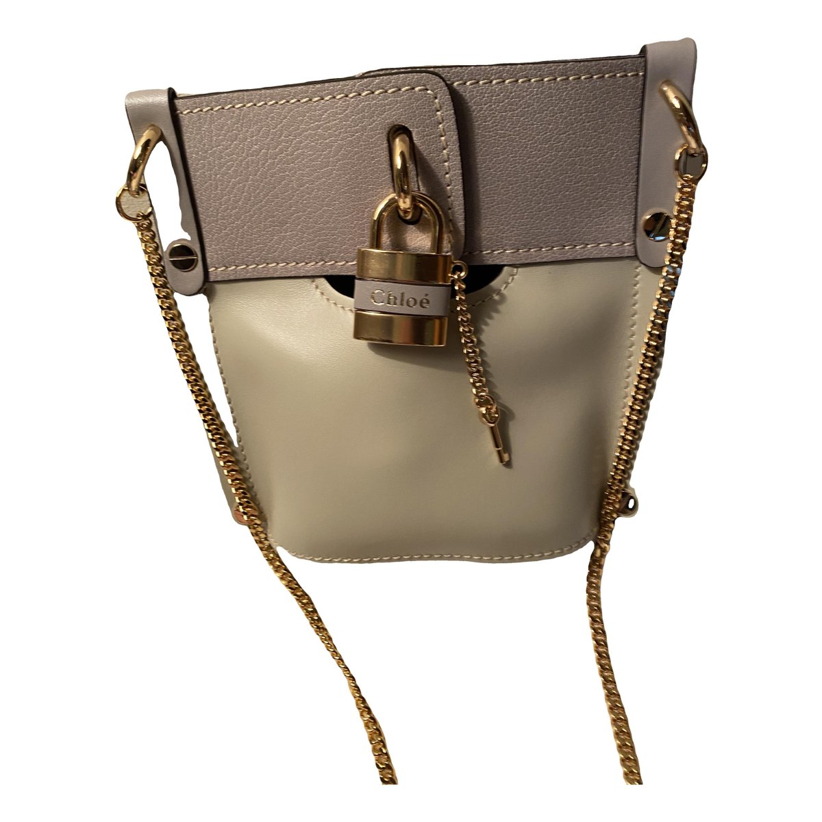 Aby Lock leather handbag