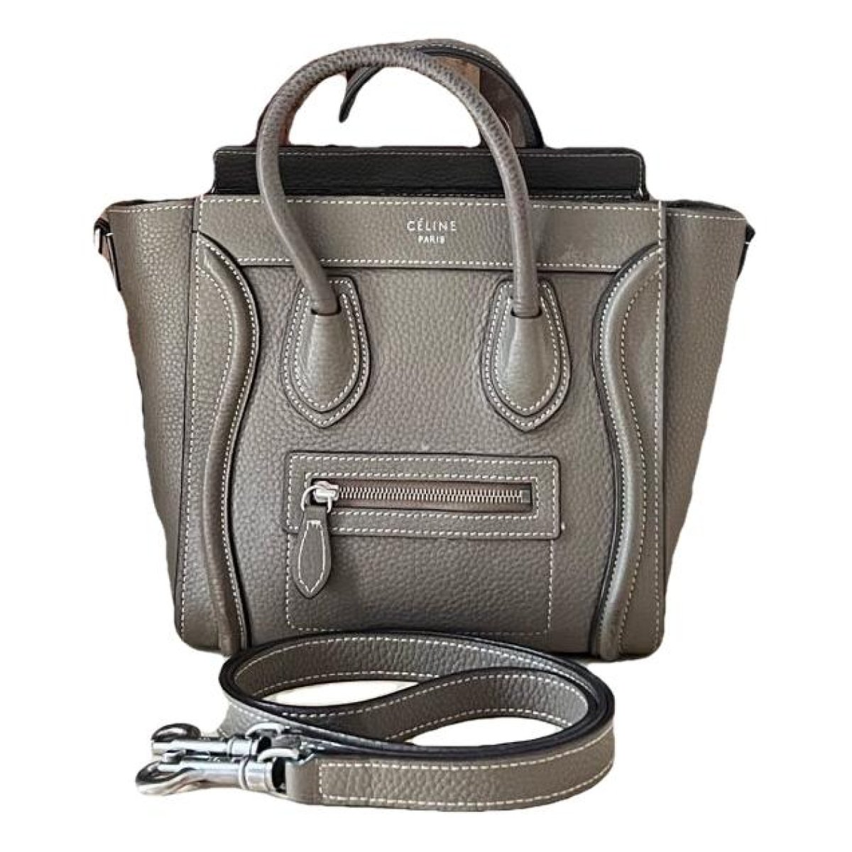 Nano Luggage leather handbag