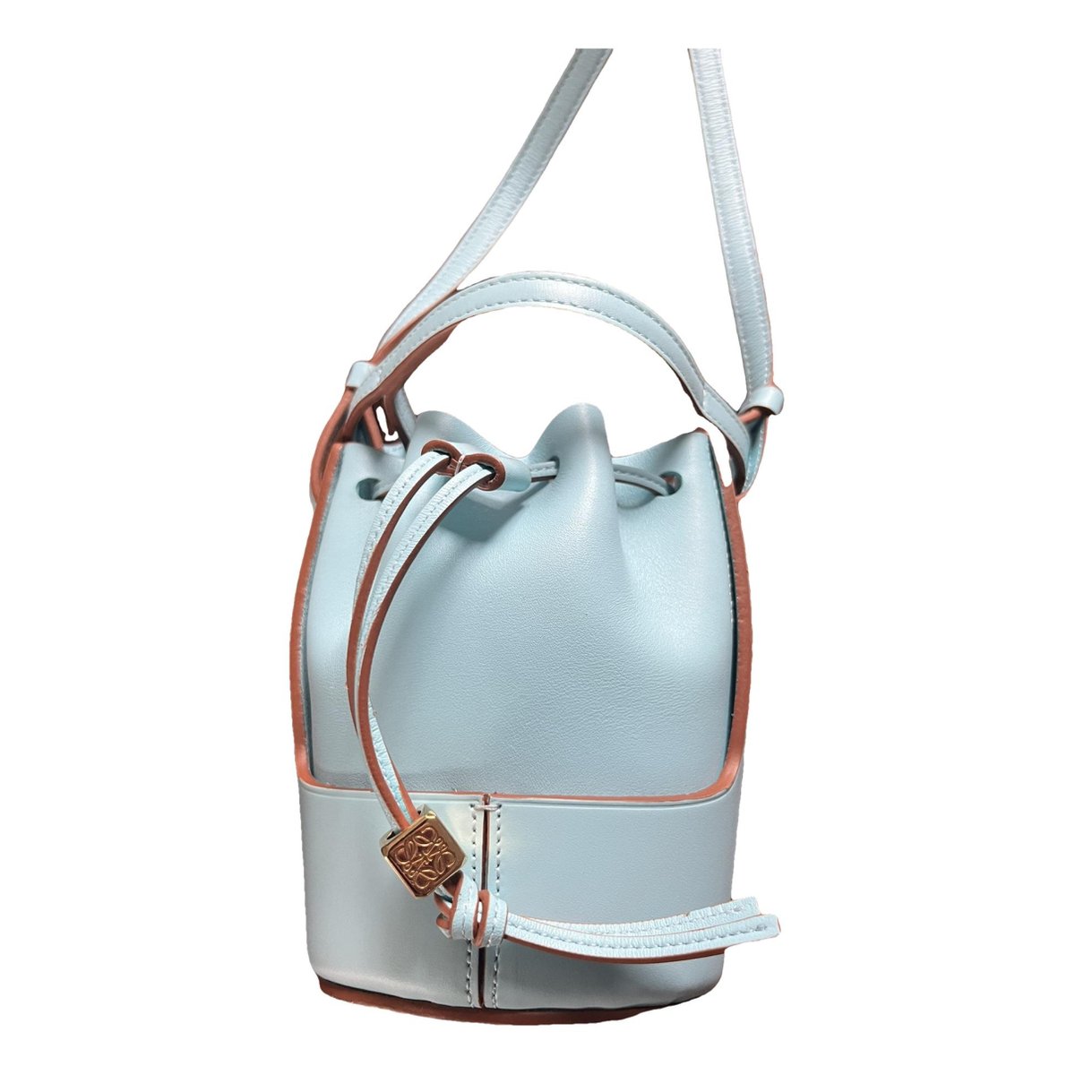 Balloon vegan leather handbag