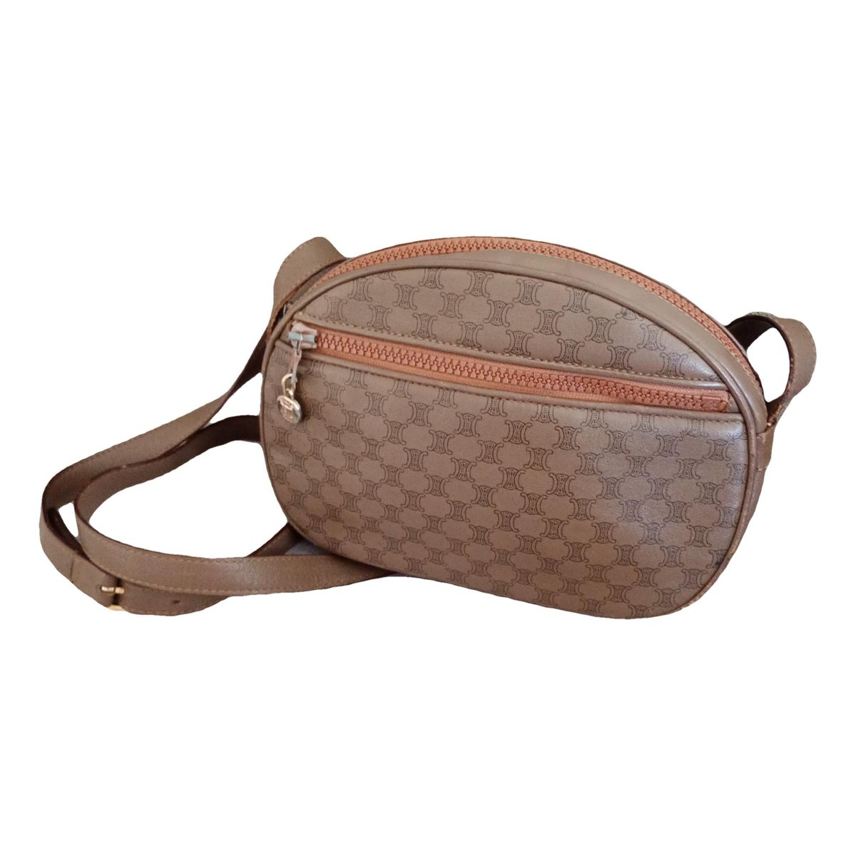 Charm leather crossbody bag