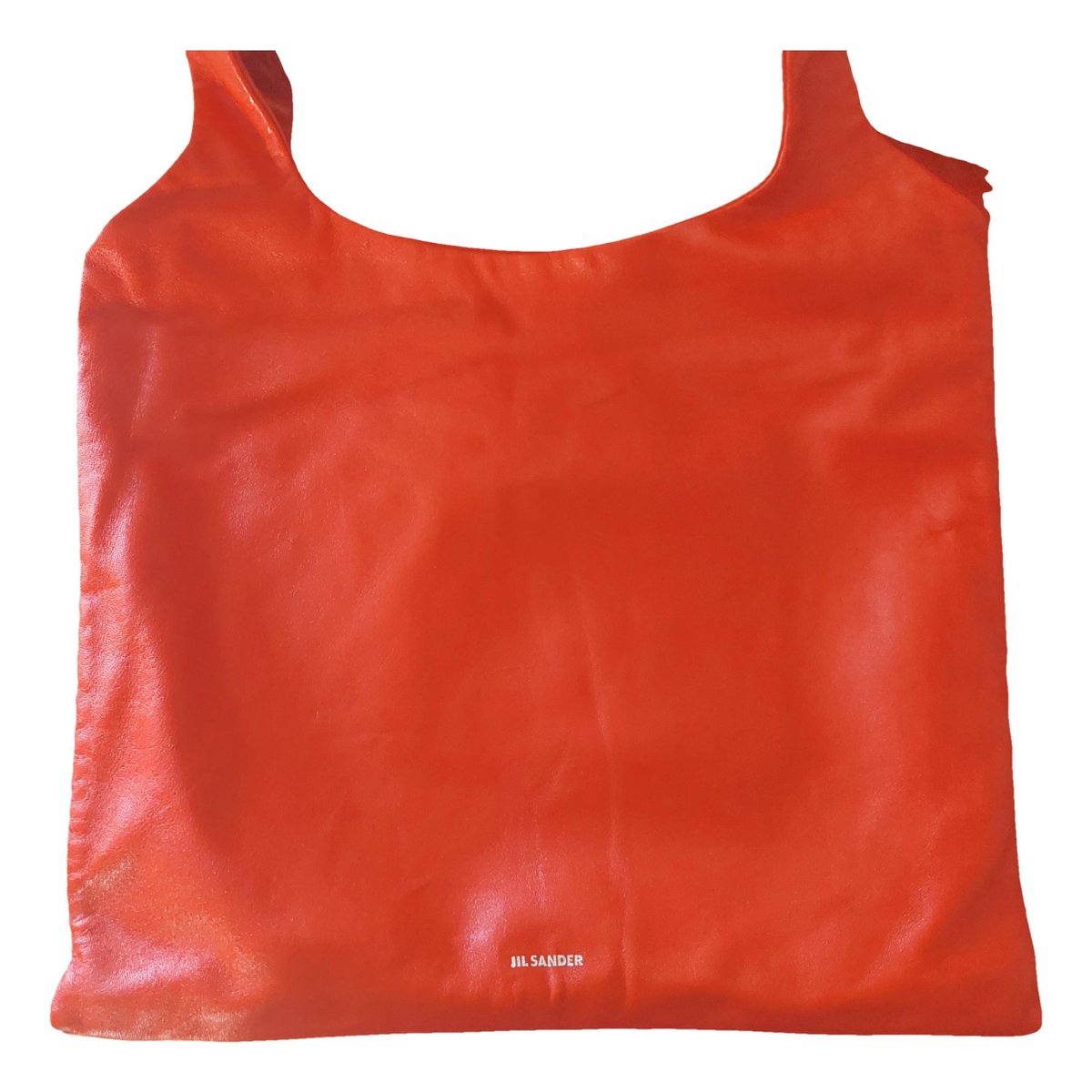 Shopper leather handbag