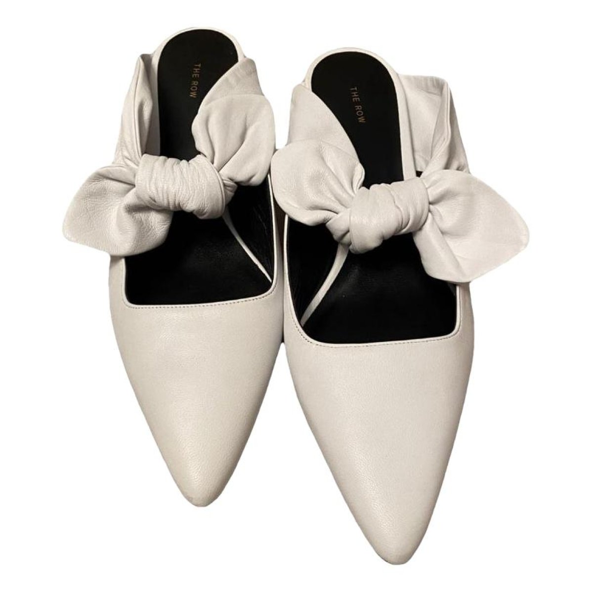 Coco leather mules