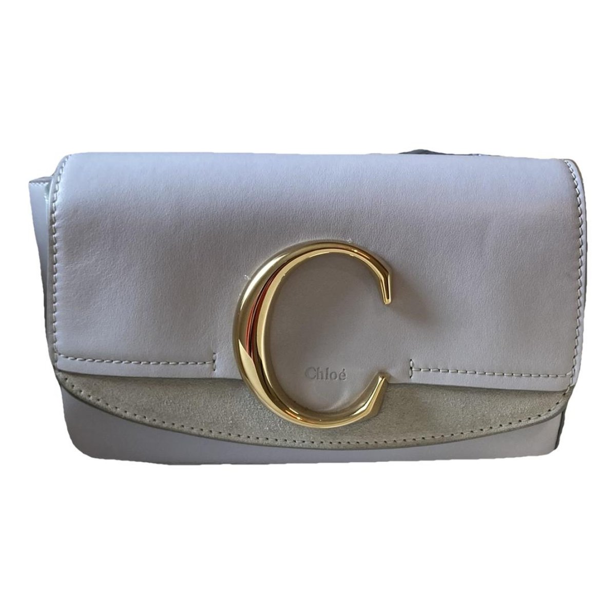 C leather crossbody bag