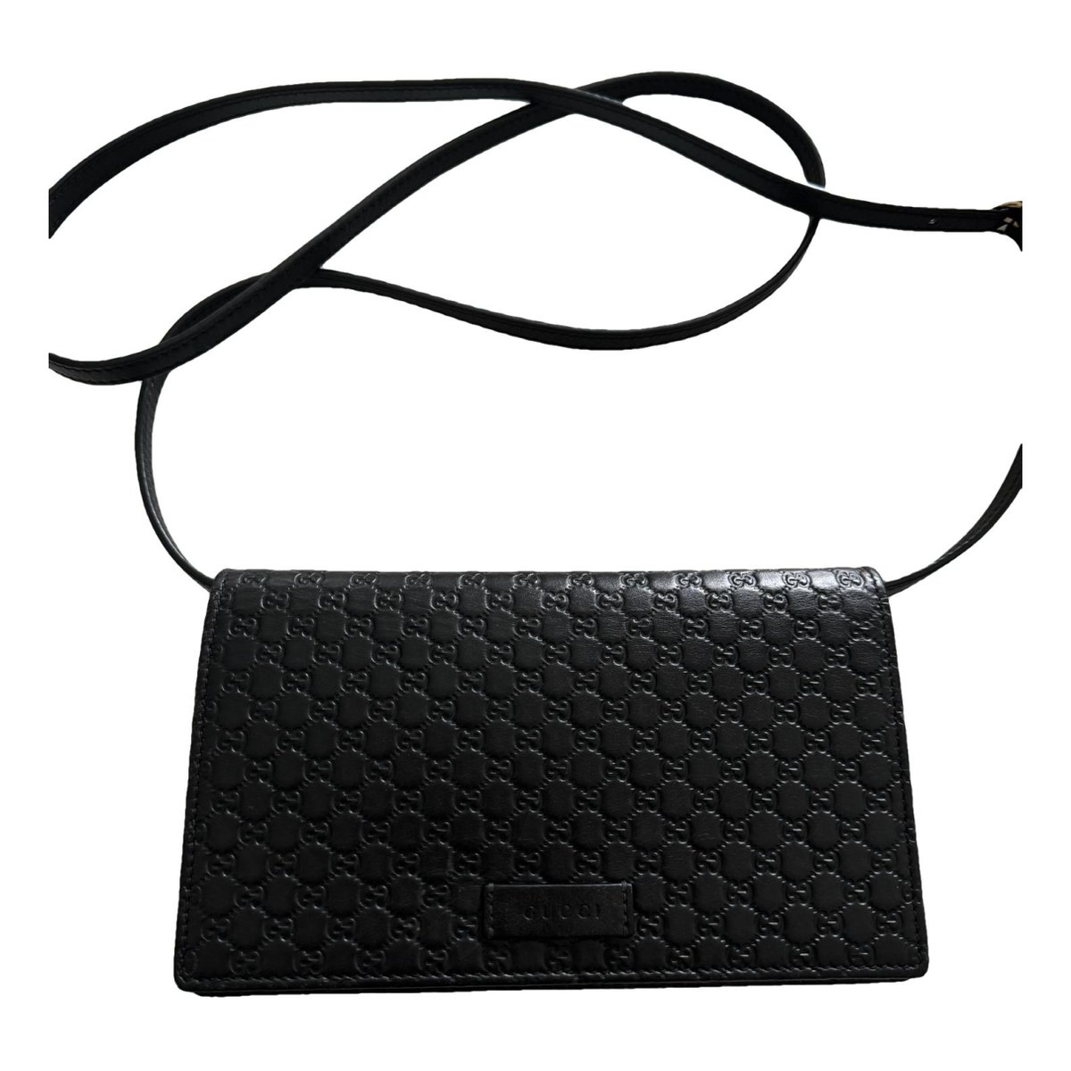 GG Marmont Chain Flap Wallet leather crossbody bag