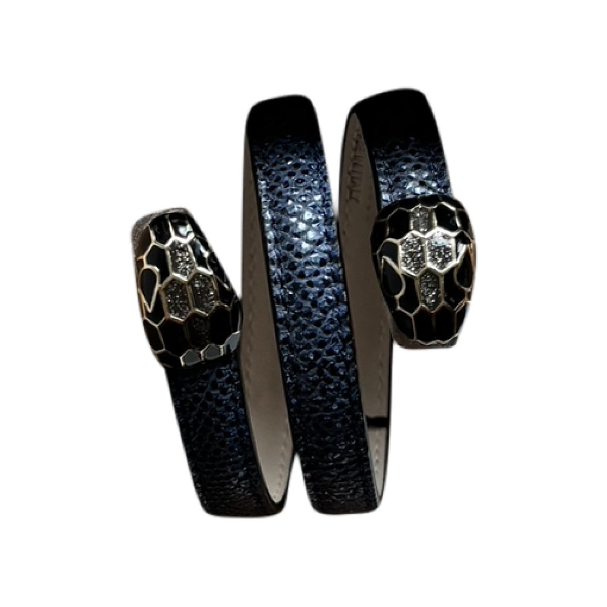 Serpenti leather bracelet