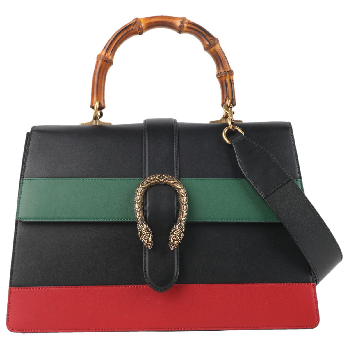 Dionysus Bamboo leather handbag