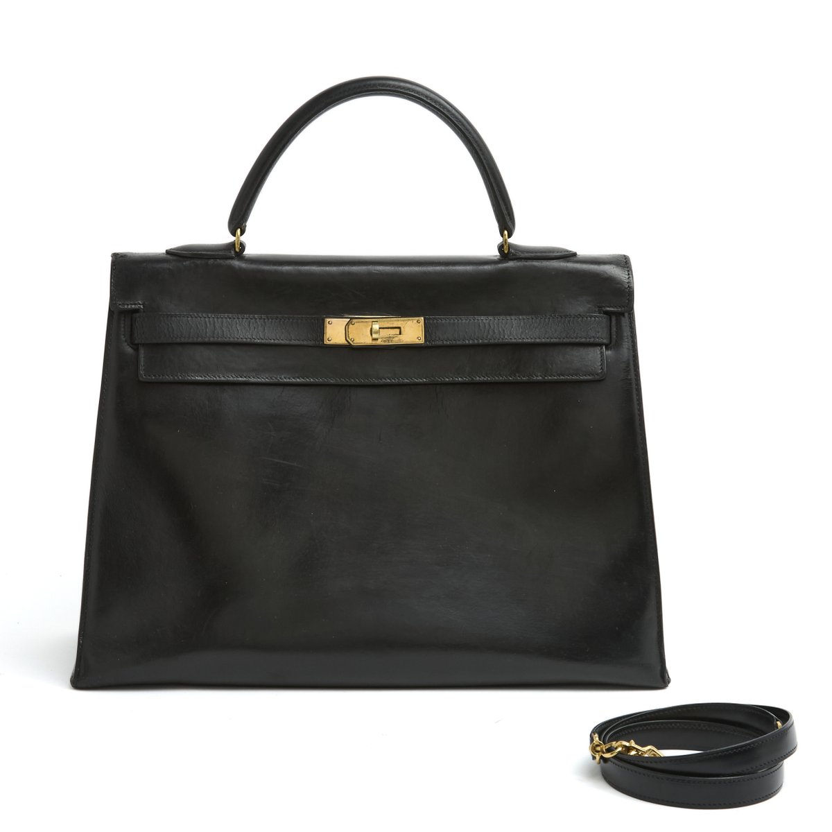 Kelly 35 leather handbag