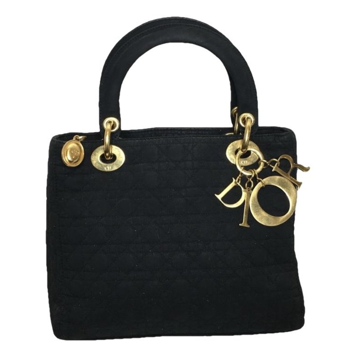 Lady Dior cloth handbag