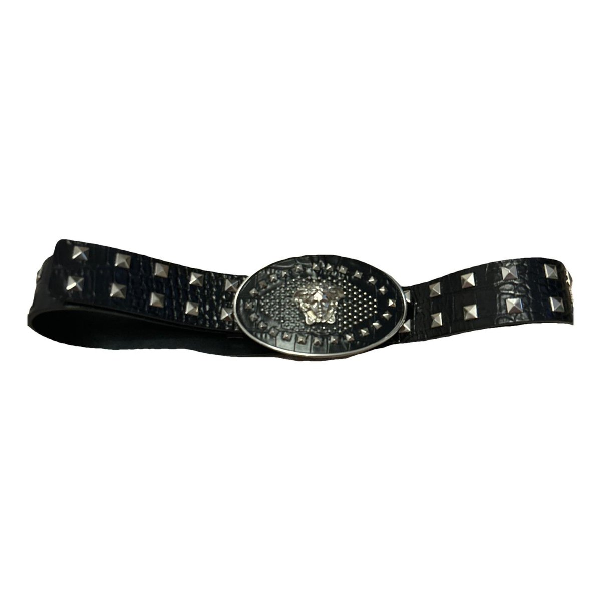 Medusa leather belt