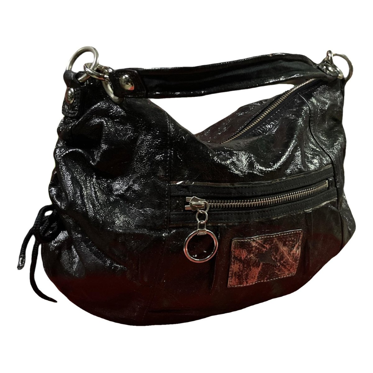 Madison patent leather handbag