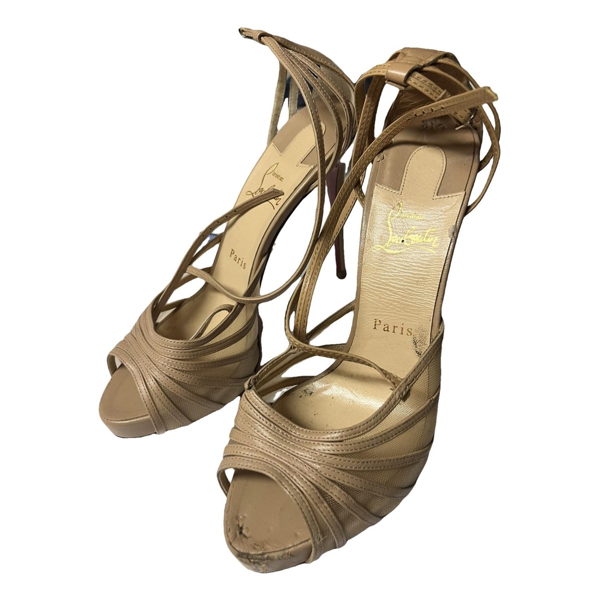 Spikoo leather heels