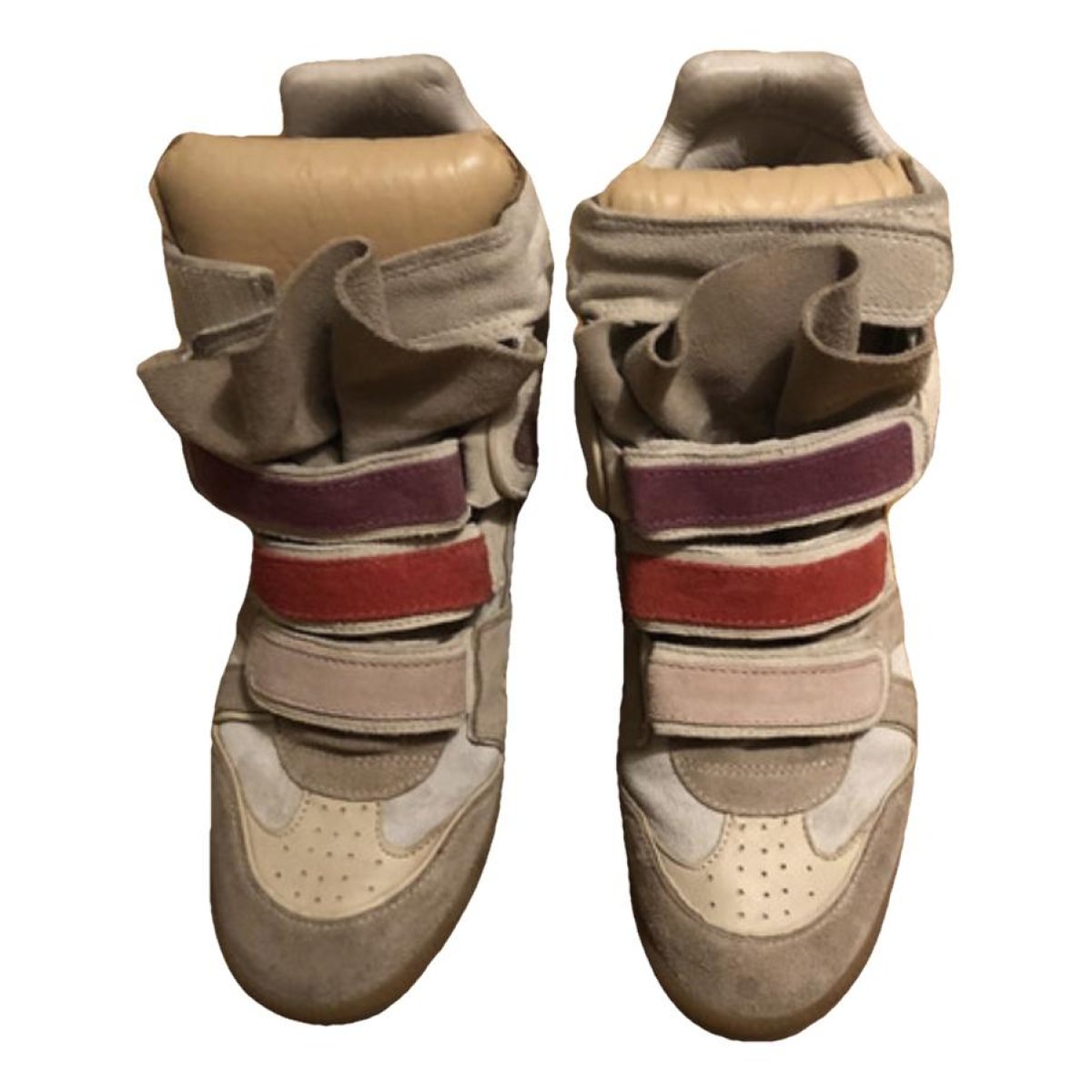 Beckett leather trainers