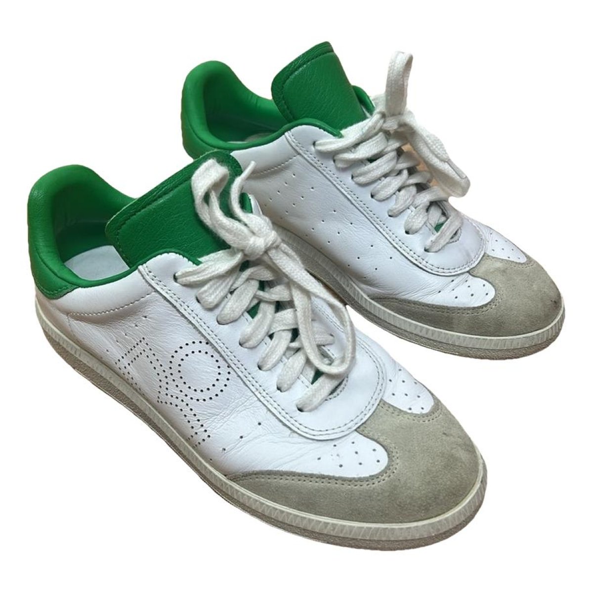 Bryce leather trainers