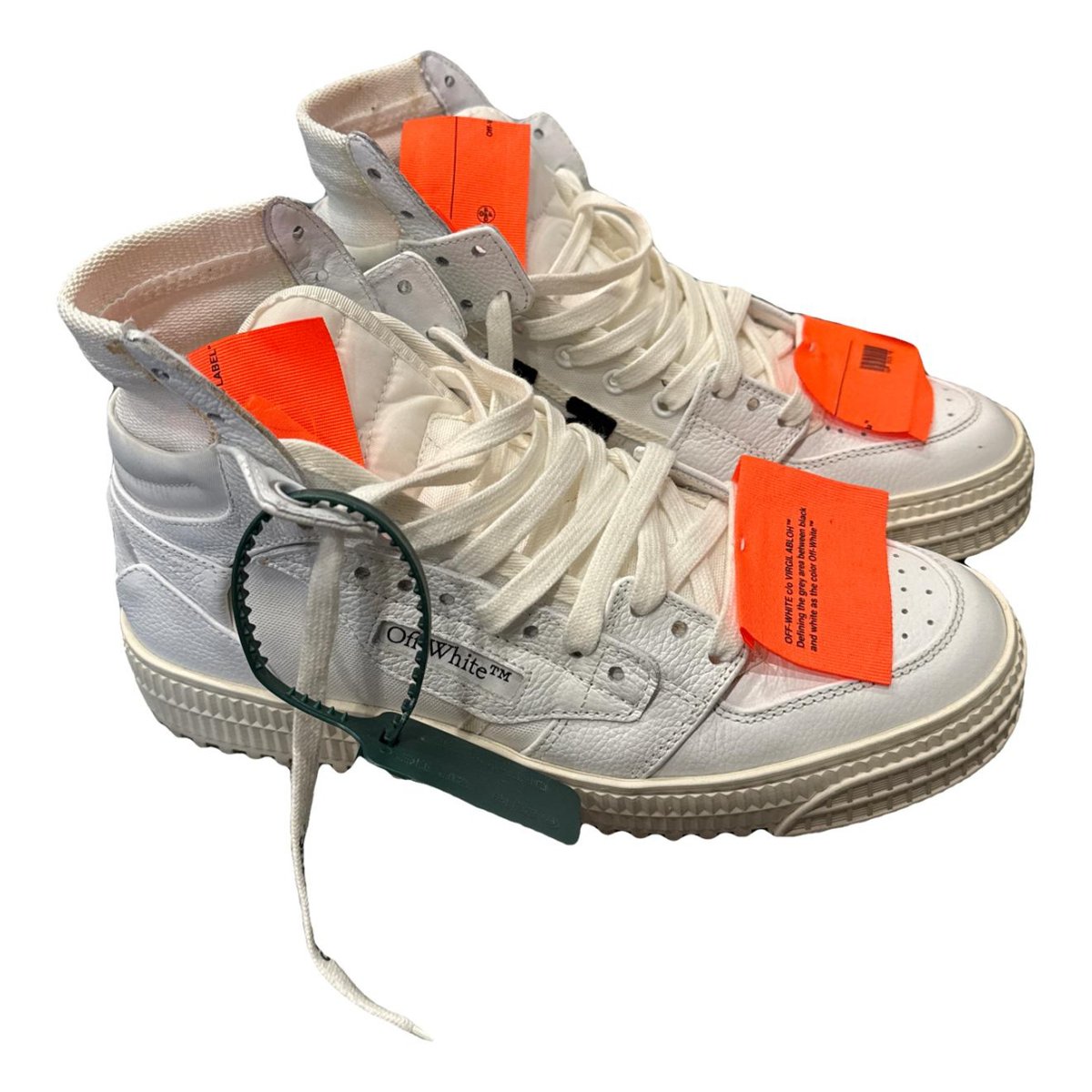 Off-Court leather trainers